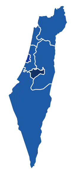 Winning party by district