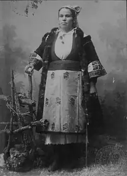 Folk costume from Jankovec, Upper Prespa