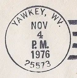 Yawkey postmark