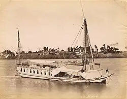 Nile boat (Dahabeah)