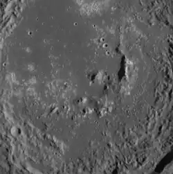 Zeami crater interior