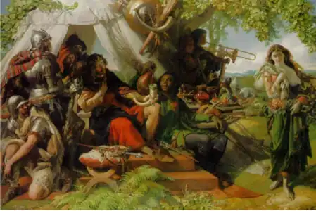 King Cophetua and the Beggar Maid by Daniel Maclise