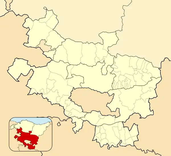 Manurga ubicada en Álava