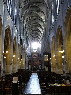 Retablo de la Asunción de la Virgen en la iglesia de San Nicolás de los Campos de París,[166]​ de Simon Vouet y Jacques Sarrazin (1629).