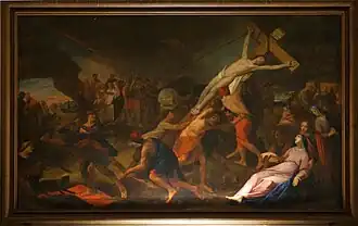 Alzamiento de la Cruz del siglo XVII.