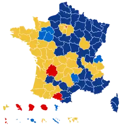 Resultados por departamento