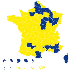 Resultados por departamento