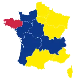 Segundo lugar por región