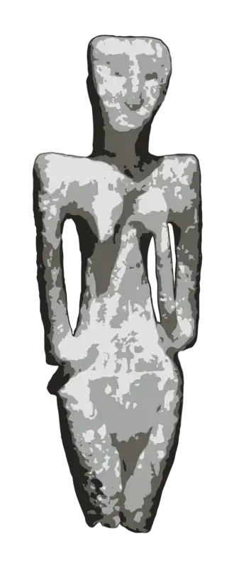 Ídolo femenino de El Malagón (Cúllar, Granada)