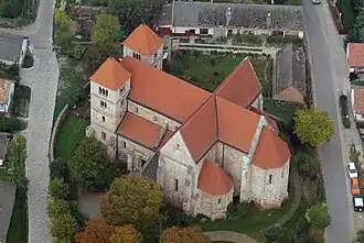 Vista aérea del lateral