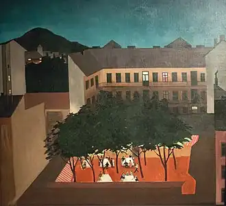 Restaurando con jardín a Buda