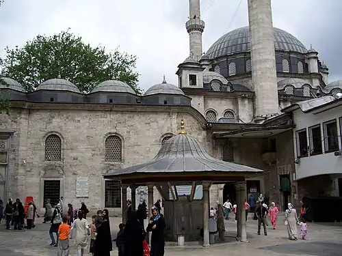 Şadırvan of Eyüp Sultan Camii in Eyüp