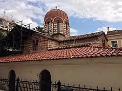 Vista de la iglesia desde el norte.