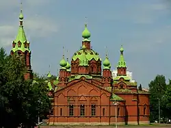 Iglesia de Alexander Nevsky, Cheliábinsk (arq. Alexander Pomerantsev, 1911).