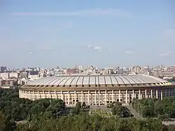 El Estadio Olímpico Luzhnikí de Moscú, sede de la final.