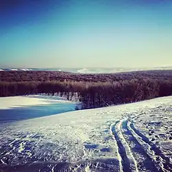Bashkiriya in winter snow
