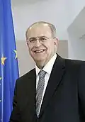 Ioannis Kasoulidis, exministro de Asuntos Exteriores, eurodiputado y candidato de DISY para las elecciones presidenciales de 2008.