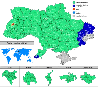 Elecciones parlamentarias de Ucrania de 2019
