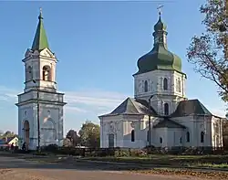 Iglesia-sepultura de Lisogoubov en Siédnev óblast de Chernígov (1690)