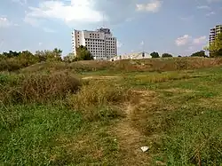 La parte norte de las fortificaciones