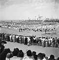 El Estadio Maccabiah en 1946.