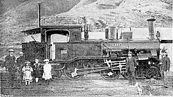 Locomotiva del "Gran Ferrocarril de Venezuela" en 1901