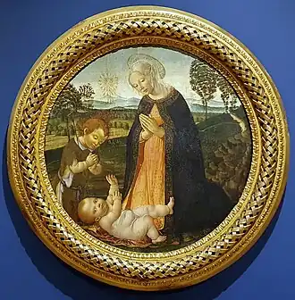 La Virgen y el Niño con san Juan Bautista (Botticini); Francesco Botticini, c. 1487