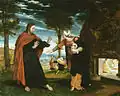 Noli me tangere, Hans Holbein el Joven, 1532, Royal Collection.