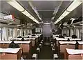 Interior de un Coche Verde en un tren YK en septiembre de 1999