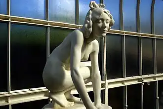 Escultura en el "Kibble Palace".
