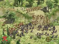 Unidades terrestres en batalla