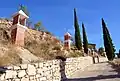 Vista del camino de los Siete Dolores de María en Casasaltas (Valencia).