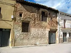 Detalle de arquitectura tradicional (venacular) en Puebla de San Miguel (Valencia), año 2003.