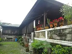 Parte trasera: patio y azotea, Casa Raymundo (1861), Malabón, Manila