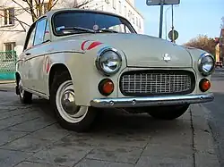 FSO Syrena en una exhibición.