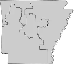 2.º distrito ubicada en Arkansas