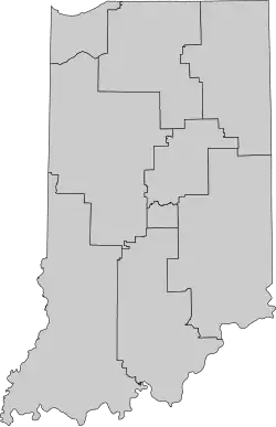 2.º distrito ubicada en Indiana