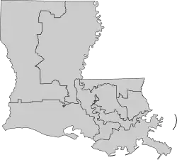 5.º distrito ubicada en Luisiana