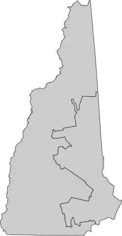 1.º distrito ubicada en Nuevo Hampshire