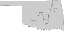 2.º distrito ubicada en Oklahoma