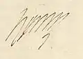 Firma de Enrique III de Francia