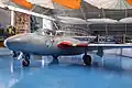 de Havilland DH-115 Vampire Trainer (Mk 11) (FAM-15), exhibido en el Museo Militar de Aviación.