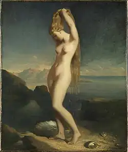 Venus Anadiomena, llamada también Venus marina (1838, París, Louvre)