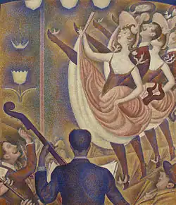 Can Can, de Seurat, 1890.