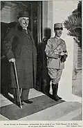 El rey Nicolás I y el rey Víctor Manuel III de Italia, en 1914.