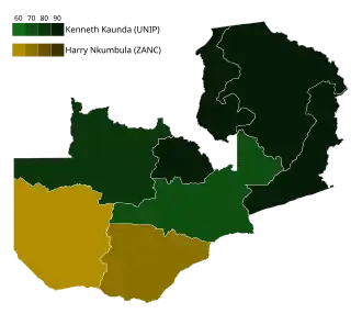 Elecciones generales de Zambia de 1968