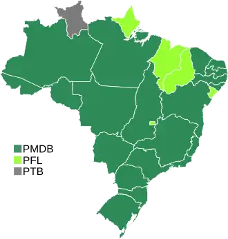 Elecciones parlamentarias de Brasil de 1986