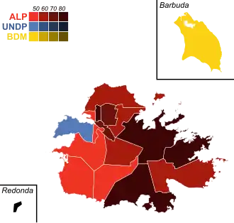 Elecciones generales de Antigua y Barbuda de 1989
