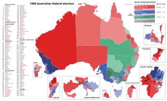 Elecciones federales de Australia de 1990