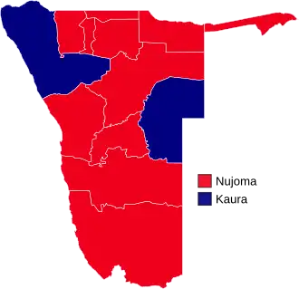 Elecciones generales de Namibia de 1999